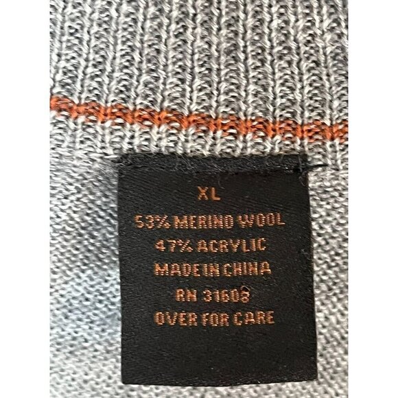 Joseph Bank Sweater Men XL Gray Cardigan Wool Neutral Minimalist Preppy Office - Picture 8 of 11